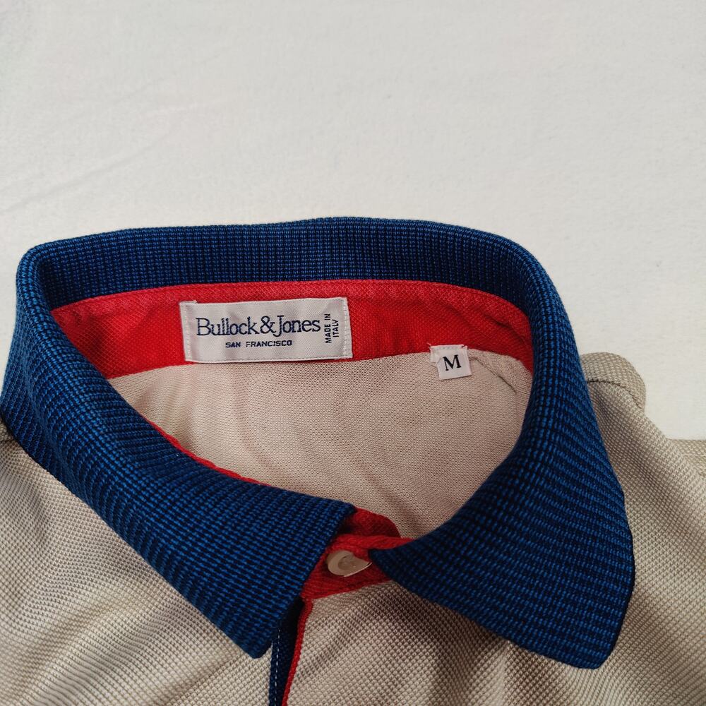 Preppy Summer Relaxed Fit Bullock & Jones San Francisco Classic Polo Tee Shirt - Picture 6 of 7